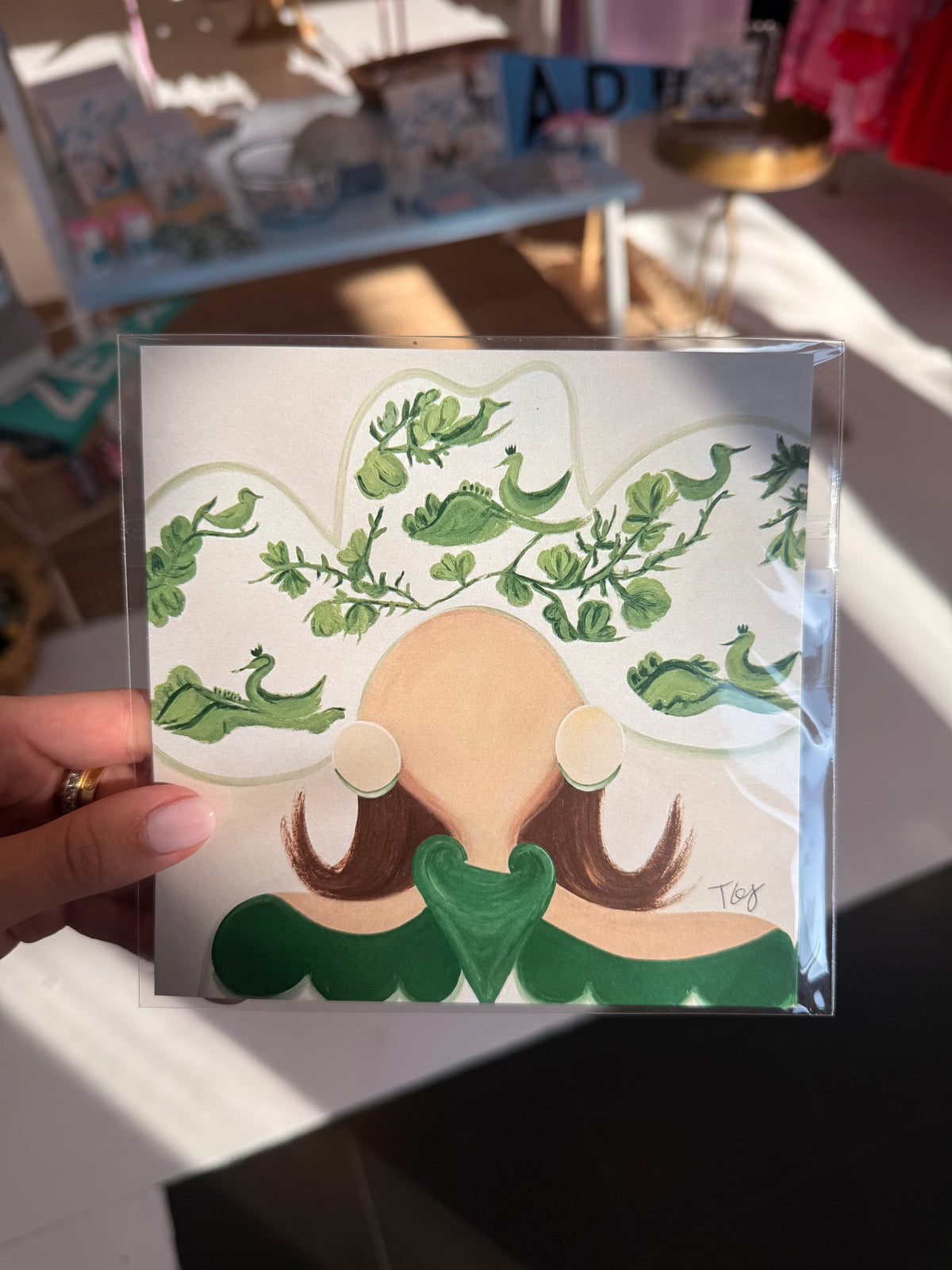 Sorority Art Prints 6x6 - Taylor G Sicking Art