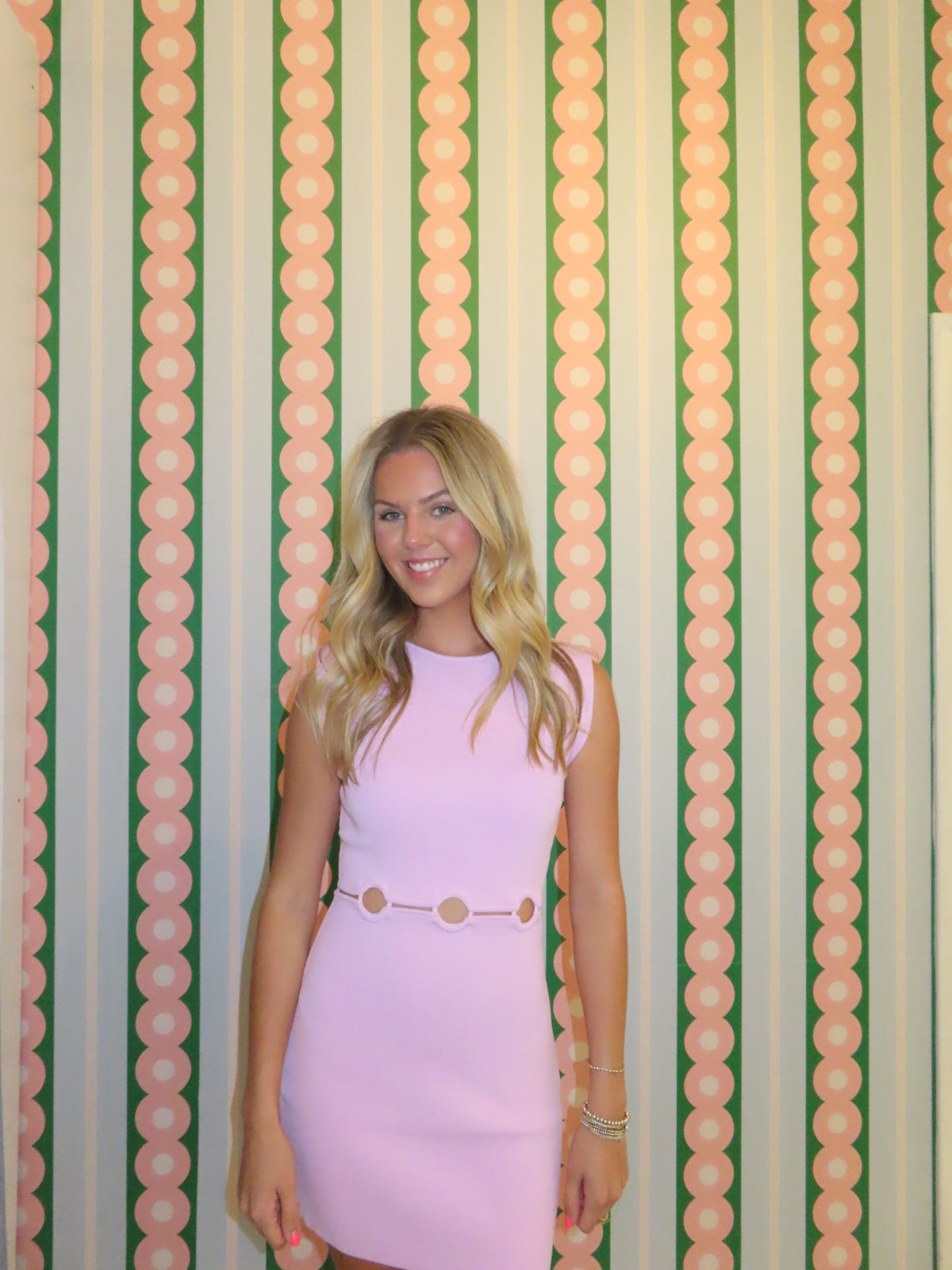 Bubblegum Pink Ring Mini Dress