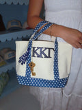 Kappa Kappa Gamma Polka Dot Tote