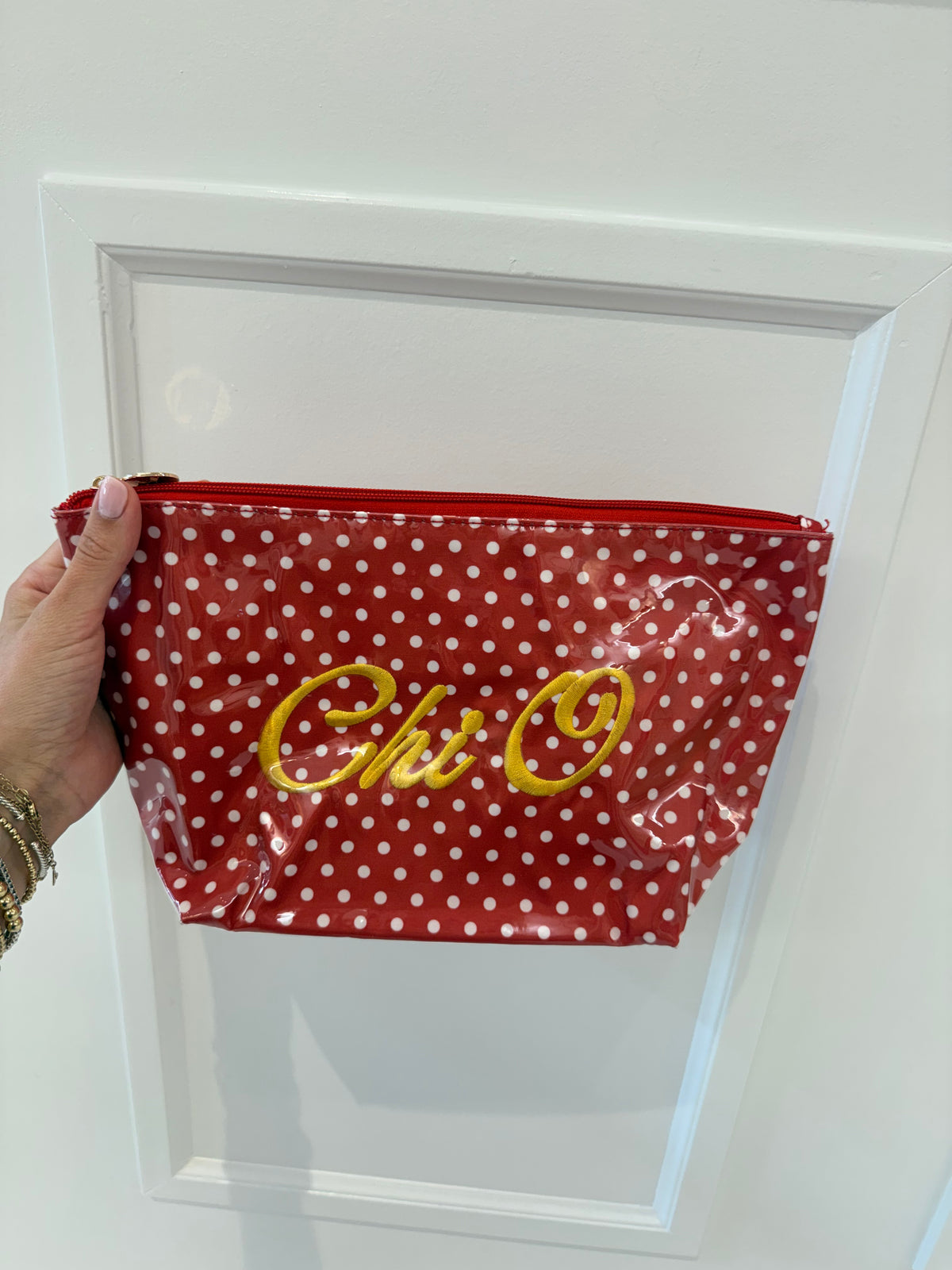 Polkadot Sorority Makeup Bag