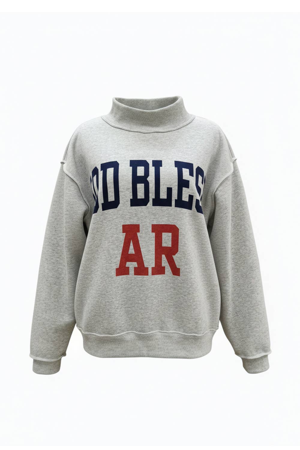 God Bless AR  Mockneck