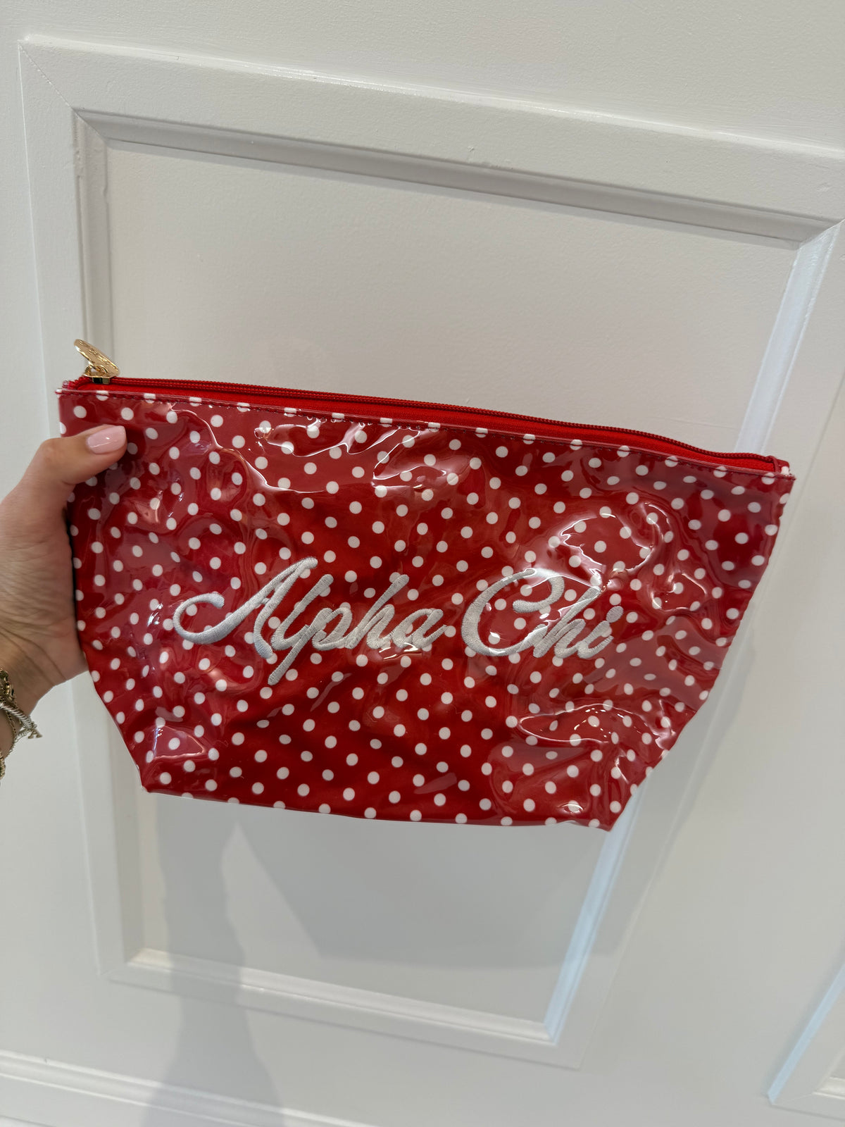 Polkadot Sorority Makeup Bag