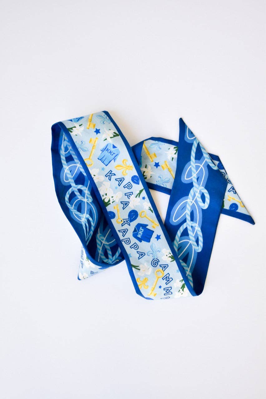 Kappa Kappa Gamma Skinny Scarf