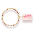 5MM Gold Beaded Bracelet
