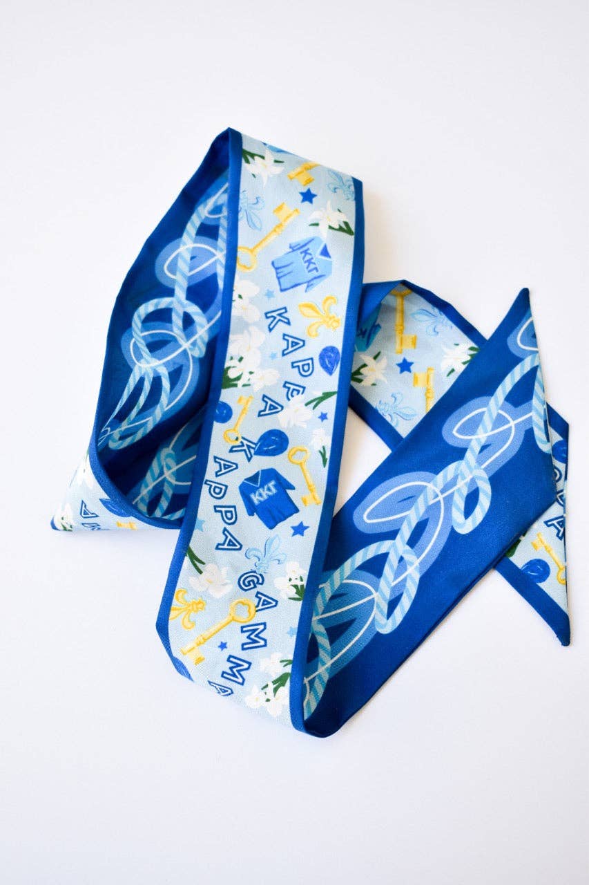 Kappa Kappa Gamma Skinny Scarf