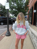 Red and White Stripe Shorts