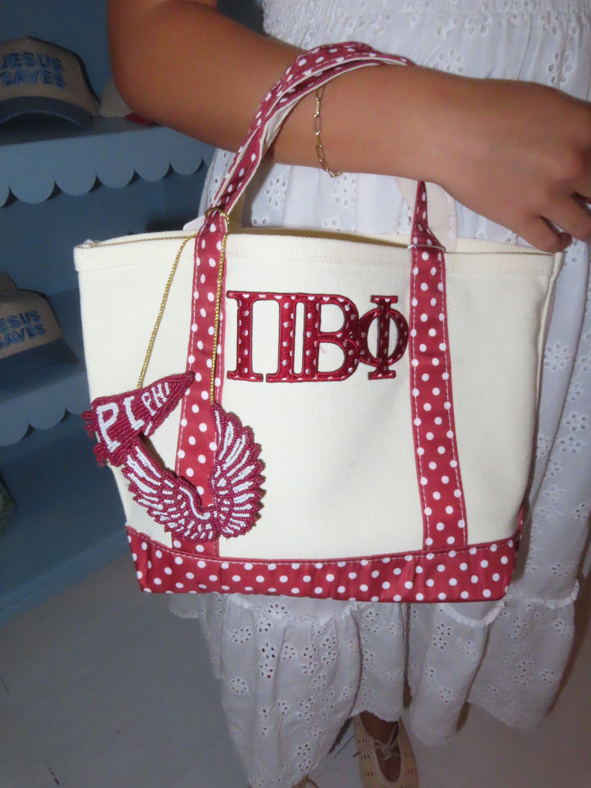 Pi Phi Bag Charm