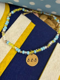 Tri Delta Color Bracelet - Beaded Blondes