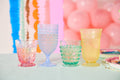 Reusable Pastel Vintage Cup Set (4 ct)
