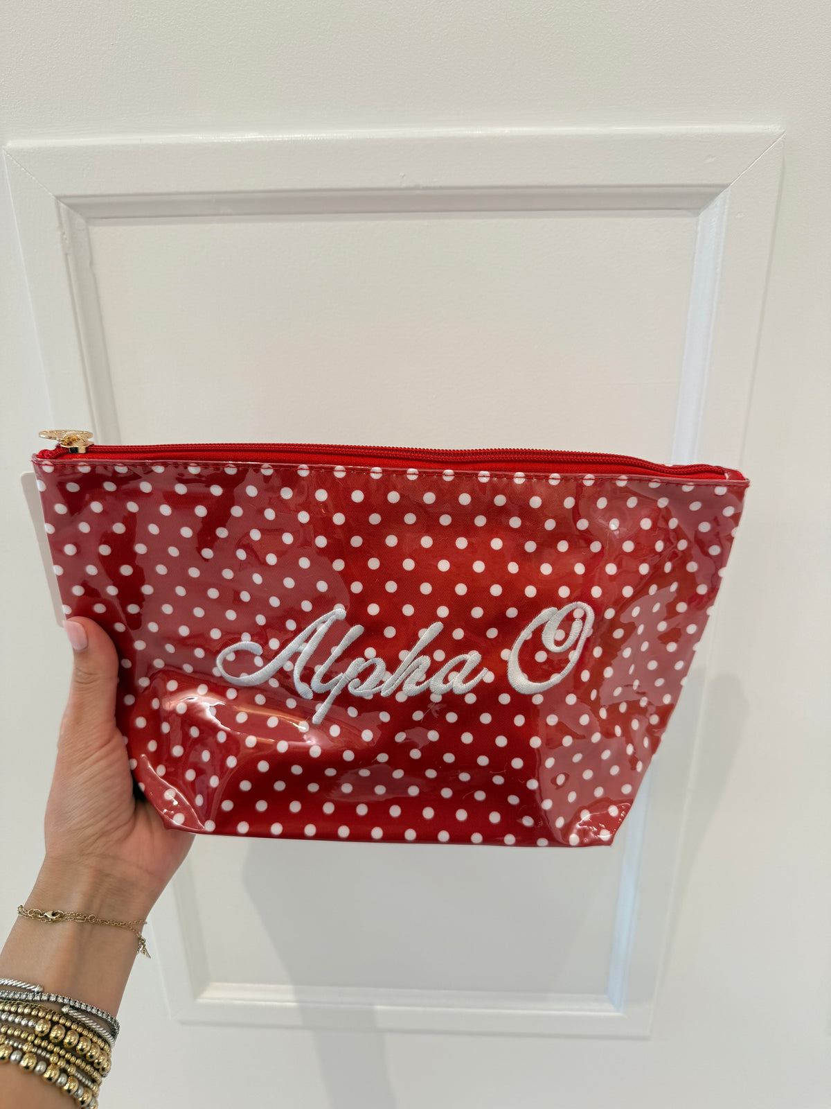 Polkadot Sorority Makeup Bag