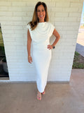 Long White Bodycon Dress