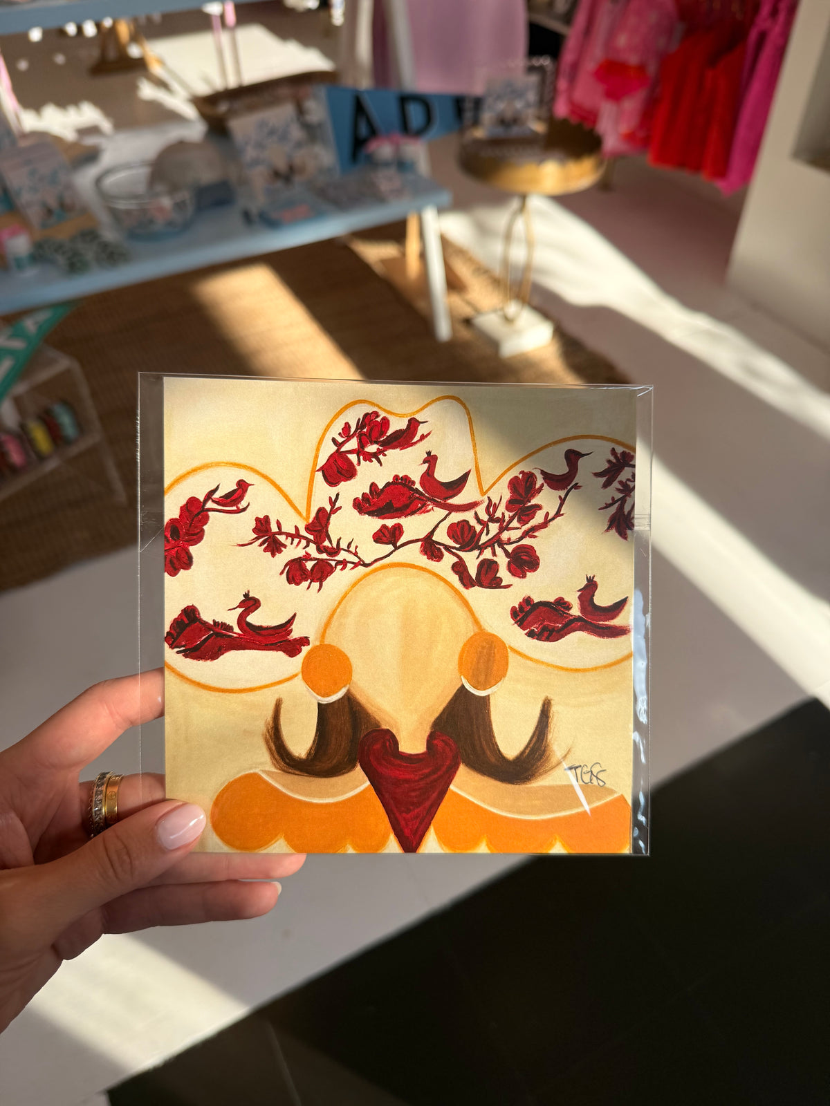 Sorority Art Prints 6x6 - Taylor G Sicking Art