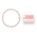 Bri Pearl Bracelet in Gold - Beaded Blondes