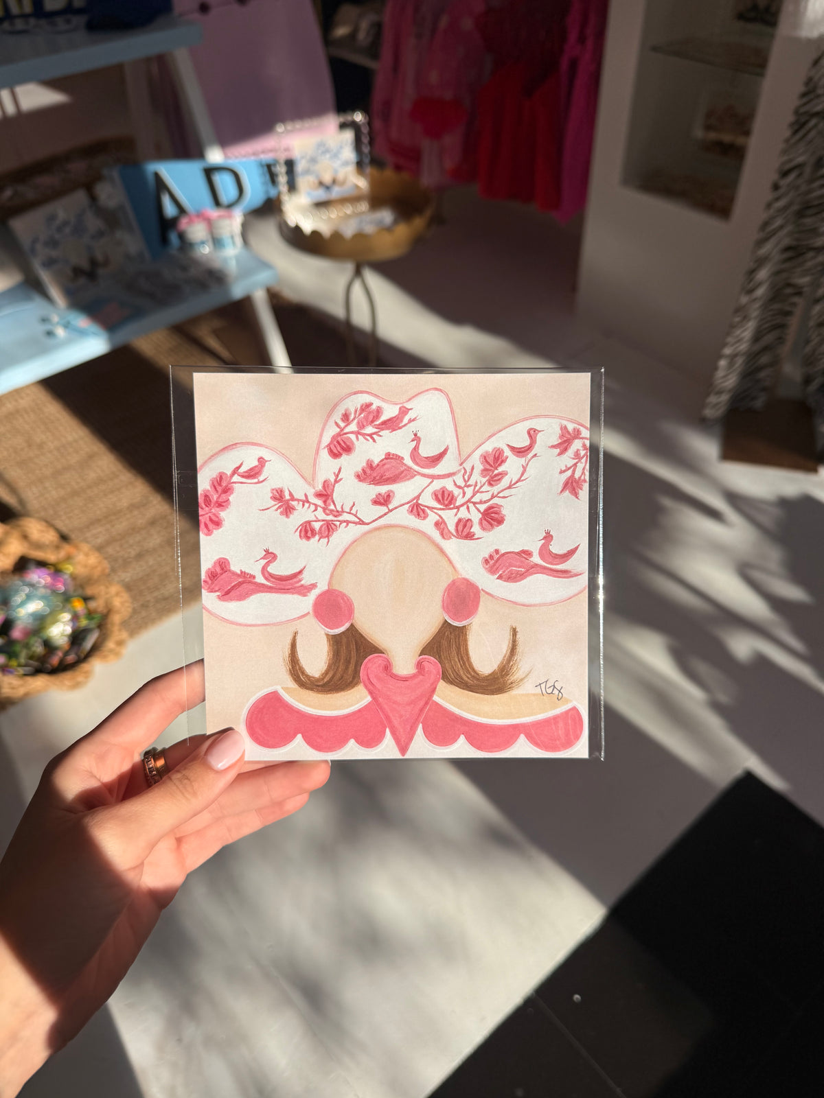 Sorority Art Prints 6x6 - Taylor G Sicking Art