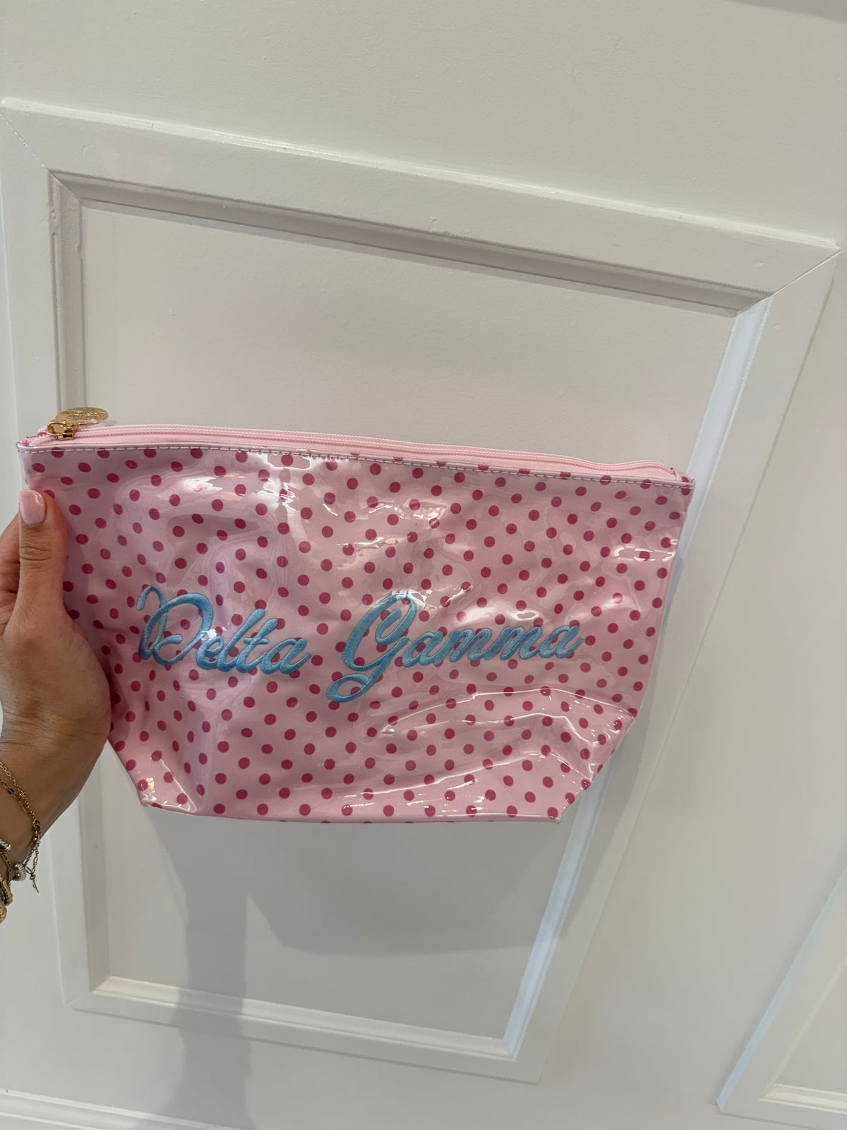 Polkadot Sorority Makeup Bag