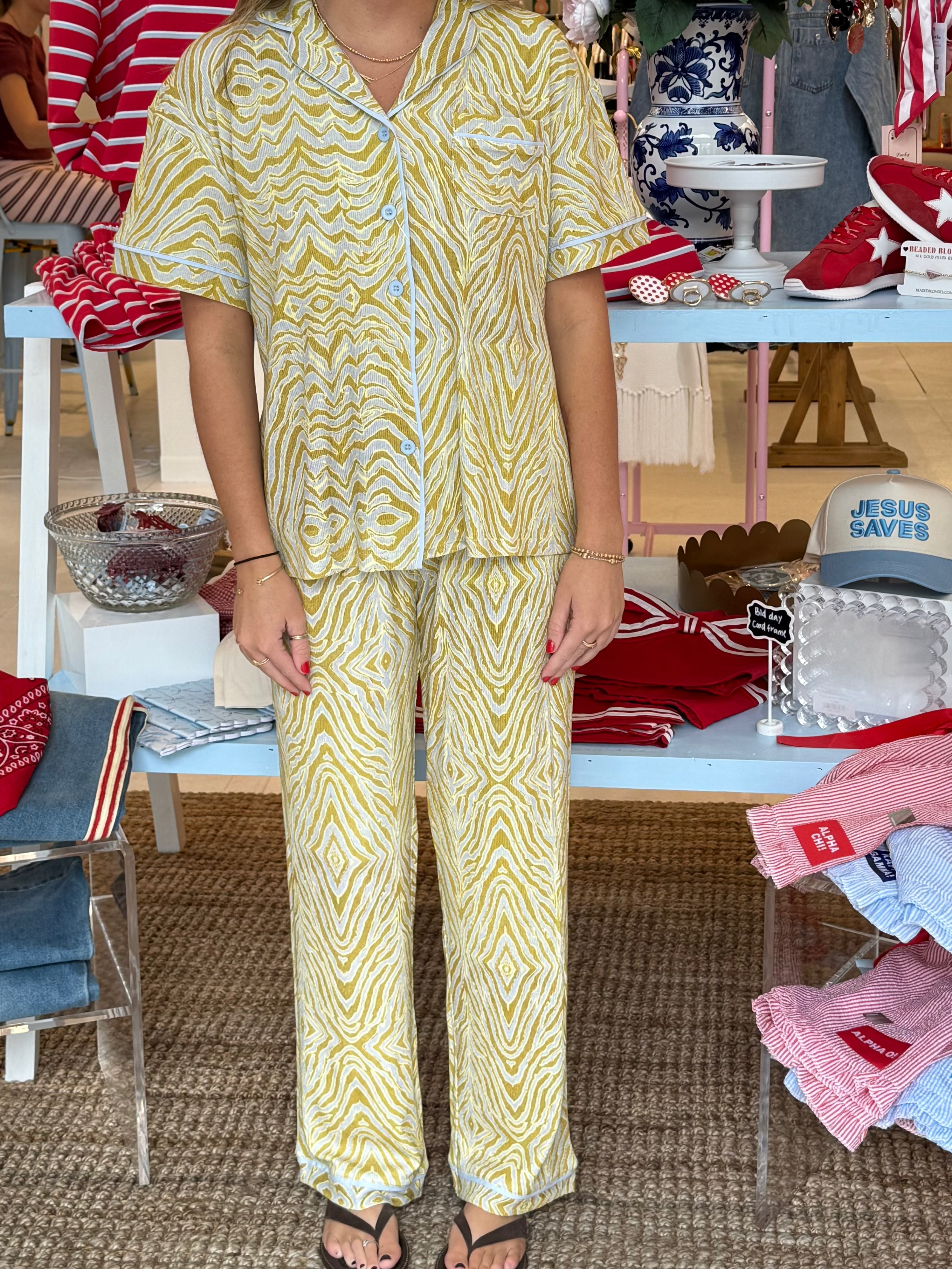 Zebra Bamboo Pajamas