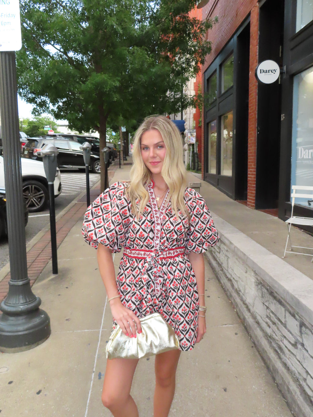 Ruffle Neck Romper