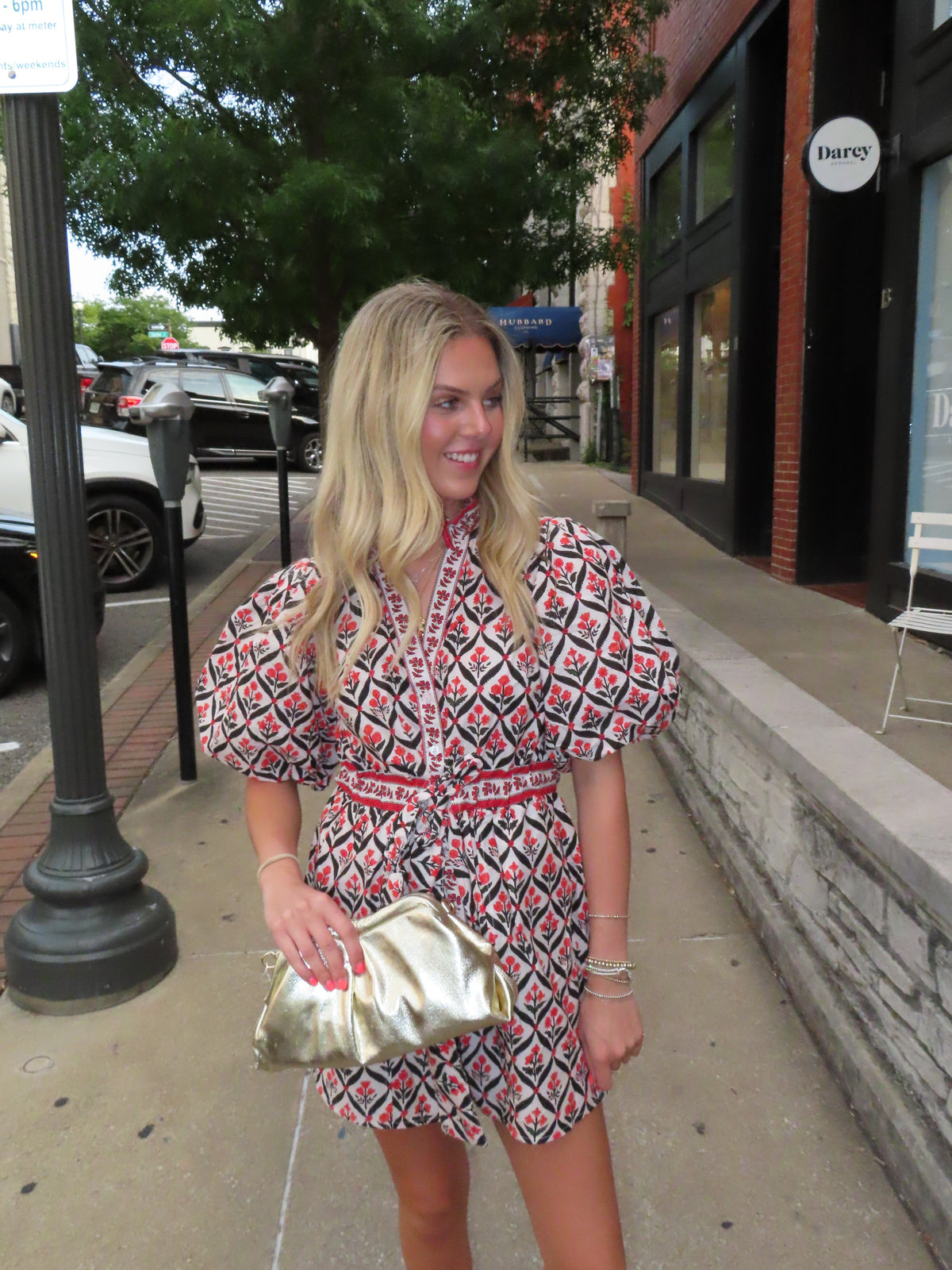 Ruffle Neck Romper