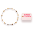 Lively Bracelet in Silver with Gold