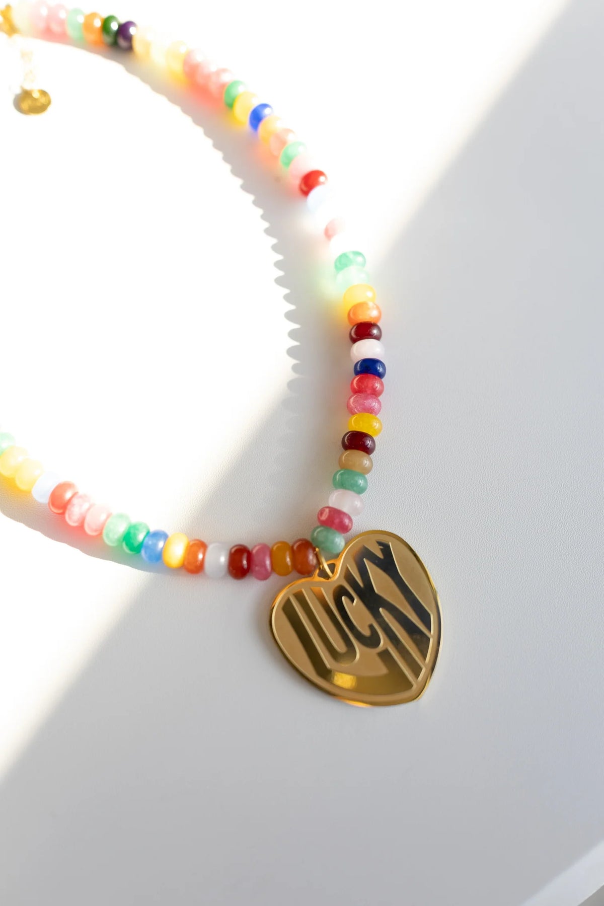 Lucky In Love Stone Necklace