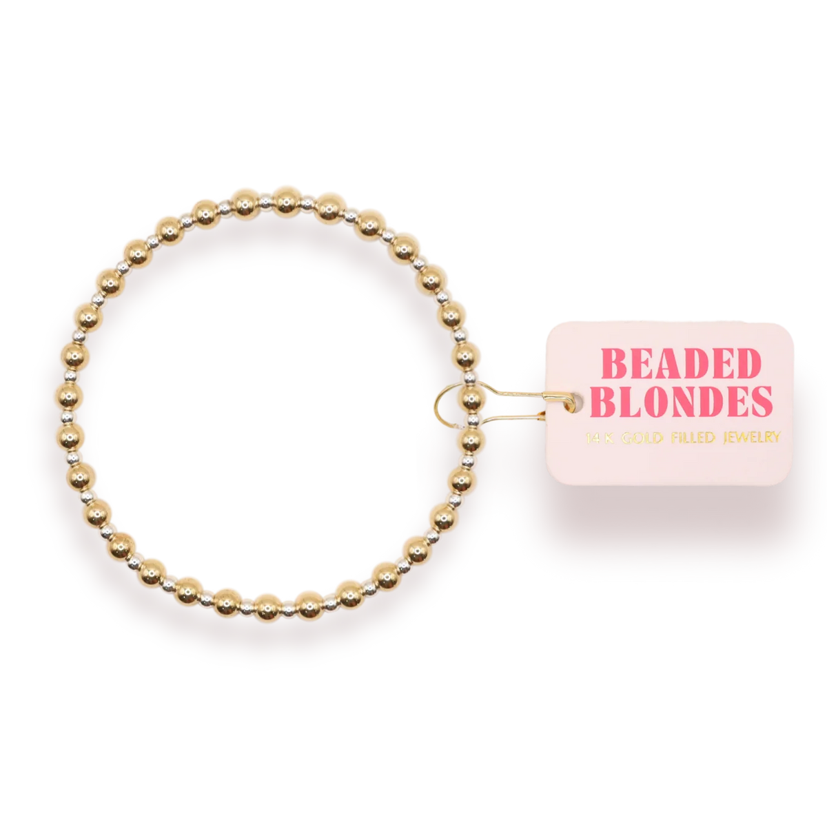 Mini Katy Bracelet in Gold with Silver