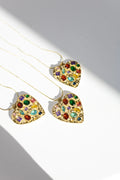 Confetti Heart Necklace