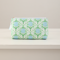 Floral Canvas Cosmetic Case Toiletry Bag Makeup Bag