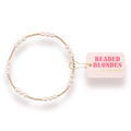 ILY Pearl Bracelet in Gold