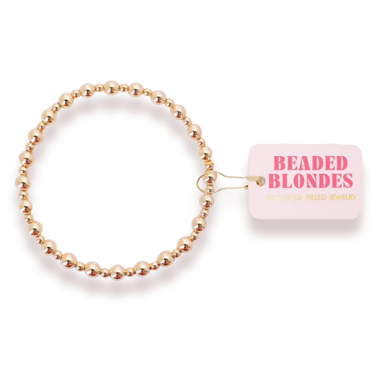 Katy Bracelet in Gold - Beaded Blondes